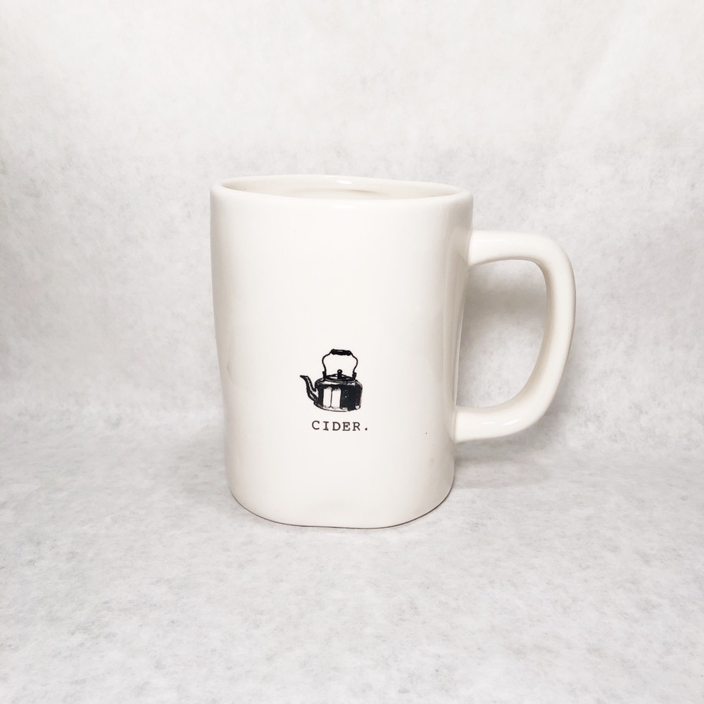 Classic Rae Dunn Ceramic Signature B&W Cider Mug
